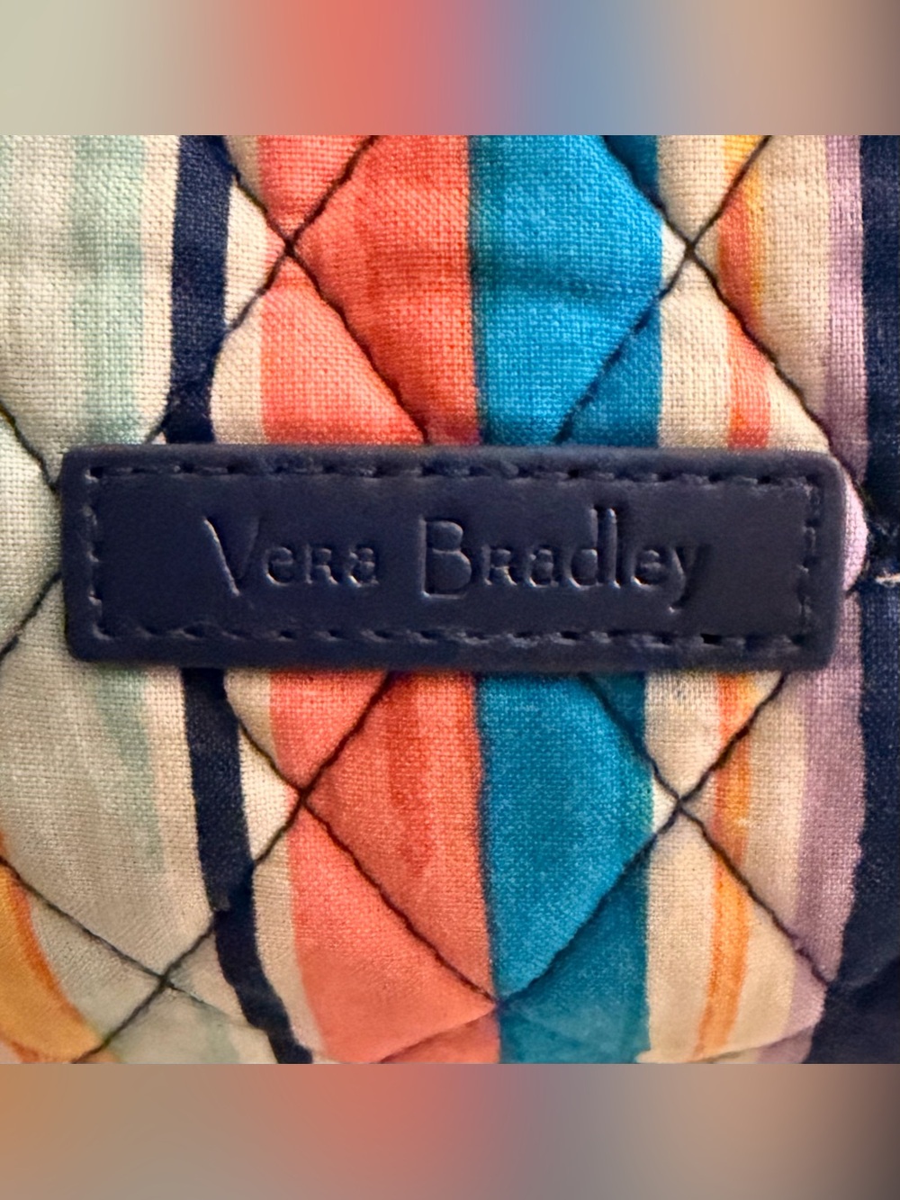 Vera Bradley Cabana Striped Backpack - Large - Picture 6 of 8